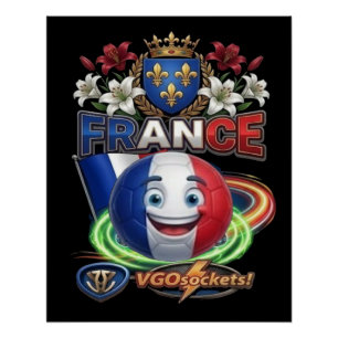 Frankreich-GBall Poster