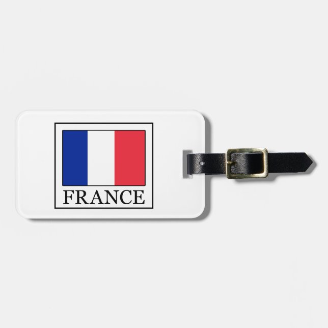 Frankreich Gepäckanhänger (Vorderseite horizontal)