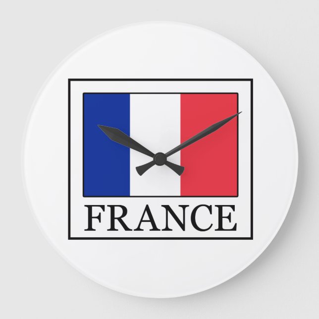 Frankreich Große Wanduhr (Vorderseite)