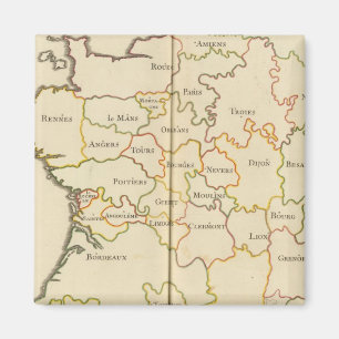 Frankreich Hauptstädte Magnet