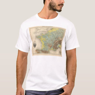 Frankreich hypsometric T-Shirt