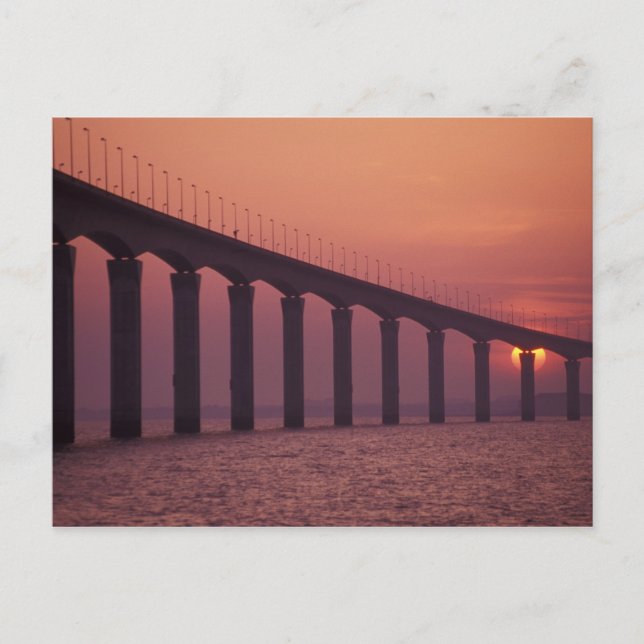 Frankreich, Ile de Re, St. Martin. Le Pont de Postkarte (Vorderseite)