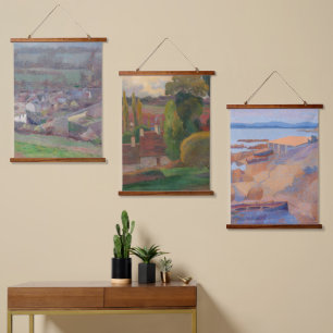 Frankreich im Kunstbereich Wandteppich Mit Holzrahmen