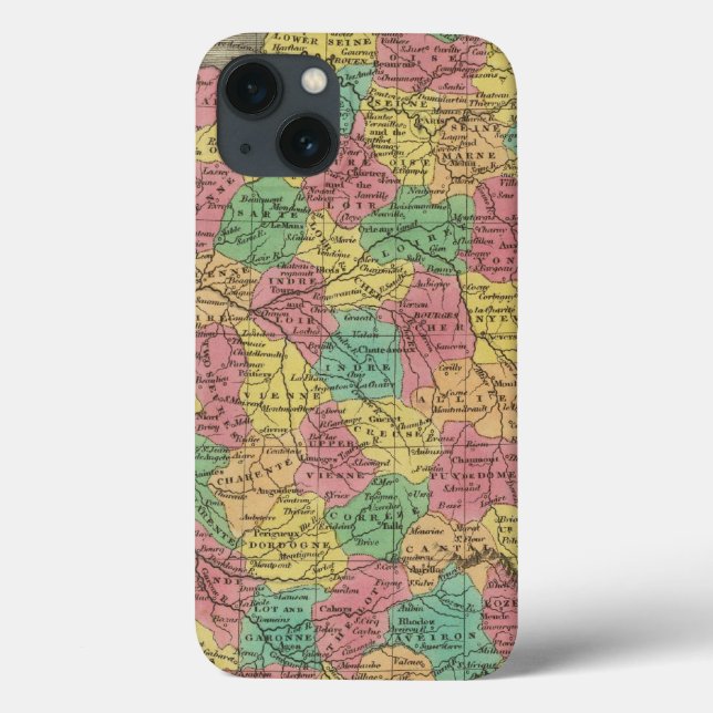 Frankreich, in Departments Case-Mate iPhone Hülle (Rückseite)