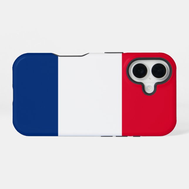 Frankreich iPhone 16 Hülle (Rückseite (Horizontal))