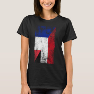 Frankreich - Jemen-Flaggen - Französisch-Jemenit T-Shirt