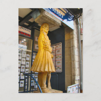 Frankreich, Jura, Arbois; Statue eines Winzers Postkarte