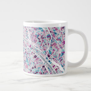 Frankreich Karte Jumbo-Tasse