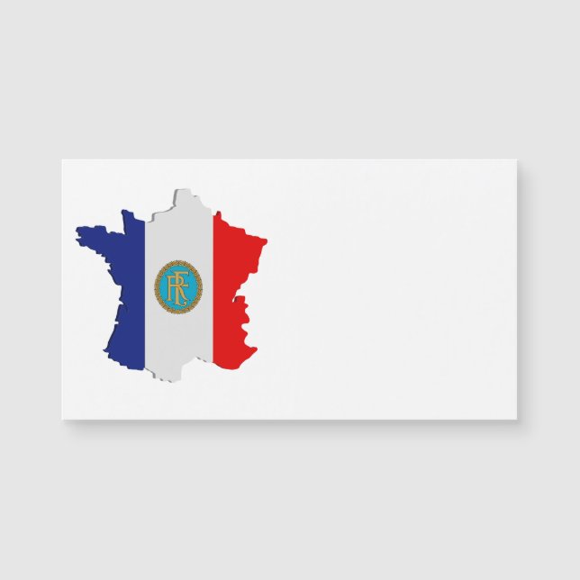 Frankreich-Karte Magnetkarte (Vorderseite)