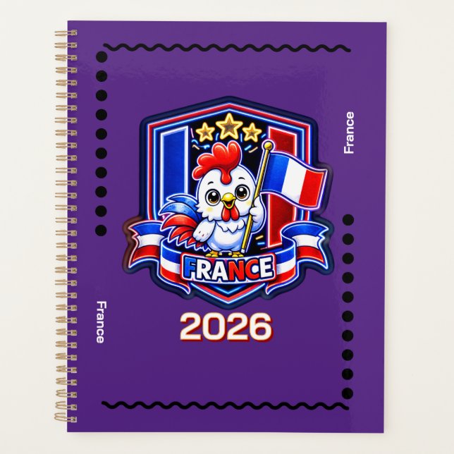 Frankreich Kinder Planer (Vorderseite)