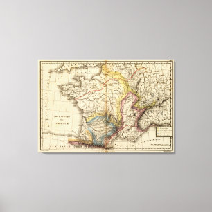 Frankreich-Konstitution Leinwanddruck