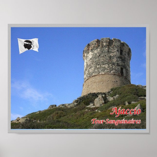 Frankreich - Korsika - Ajaccio - Poster (Vorne)