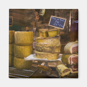 Frankreich, Korsika. Einheimische Käse und Wurstwa Magnet