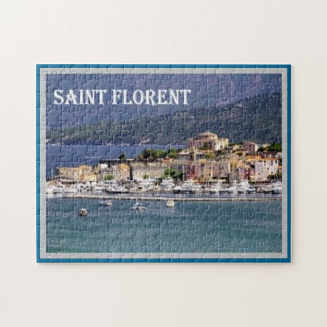 Frankreich - Korsika - Saint Florent - Puzzle (Horizontal)