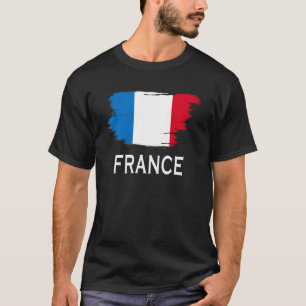 Frankreich Land Französische Flagge für Männer Fra T-Shirt