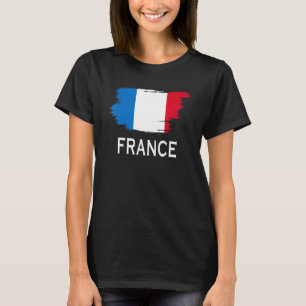 Frankreich Land Französische Flagge für Männer Fra T-Shirt
