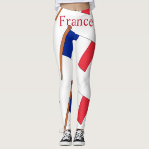 Frankreich Landesflagge Thunder_Cove Leggings