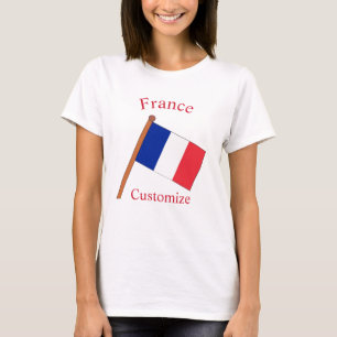 Frankreich Landesflagge Thunder_Cove T-Shirt