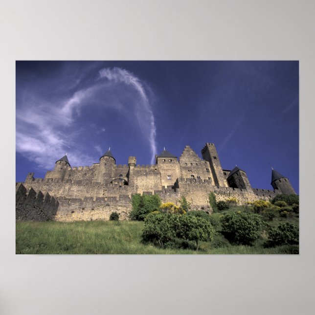 Frankreich, Languedoc, Aude, Carcassonne, Poster (Vorne)