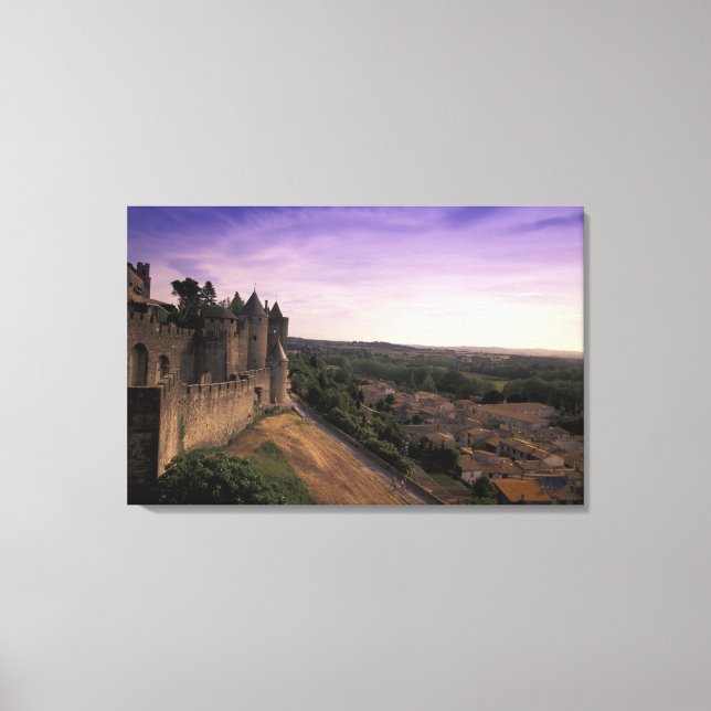 FRANKREICH, Languedoc Carcassonne Leinwanddruck (Vorderseite)