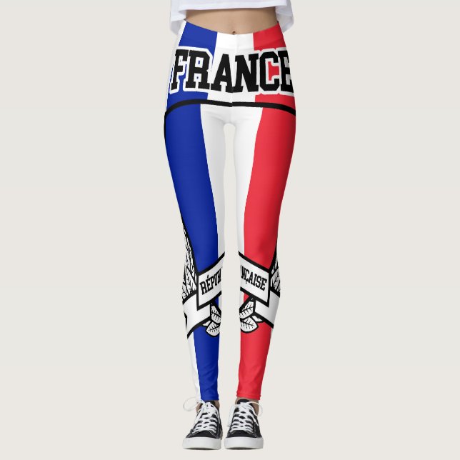 Frankreich Leggings (Vorderseite)