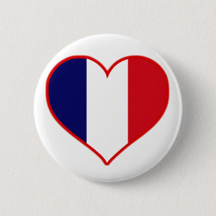 Frankreich Liebe Button