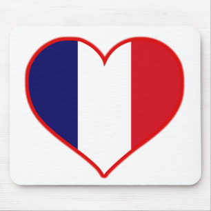 Frankreich Liebe Mousepad