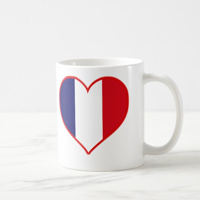 Frankreich Liebe Tasse (Rechts)