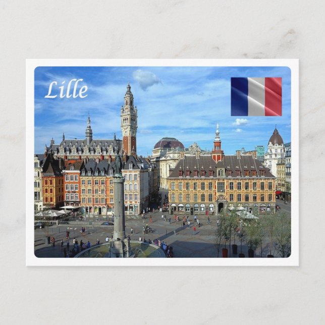 Frankreich - Lilla Lille - Postkarte (Vorderseite)