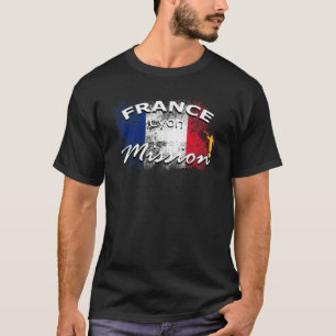 Frankreich Lyon Mormon LDS Mission Missionspensum T-Shirt
