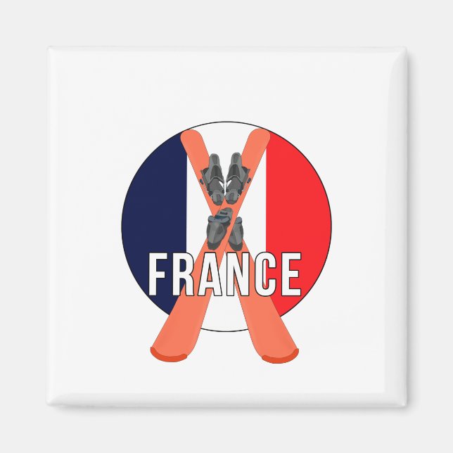 Frankreich Magnet (Vorne)