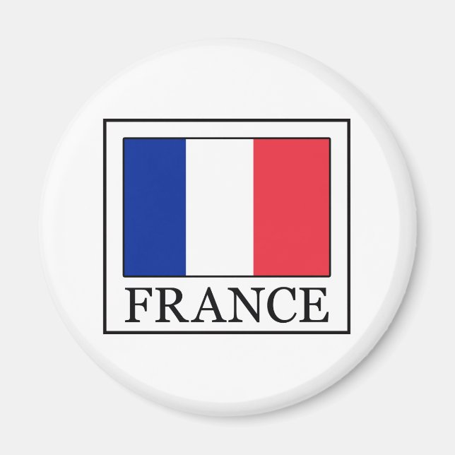 Frankreich Magnet (Vorne)