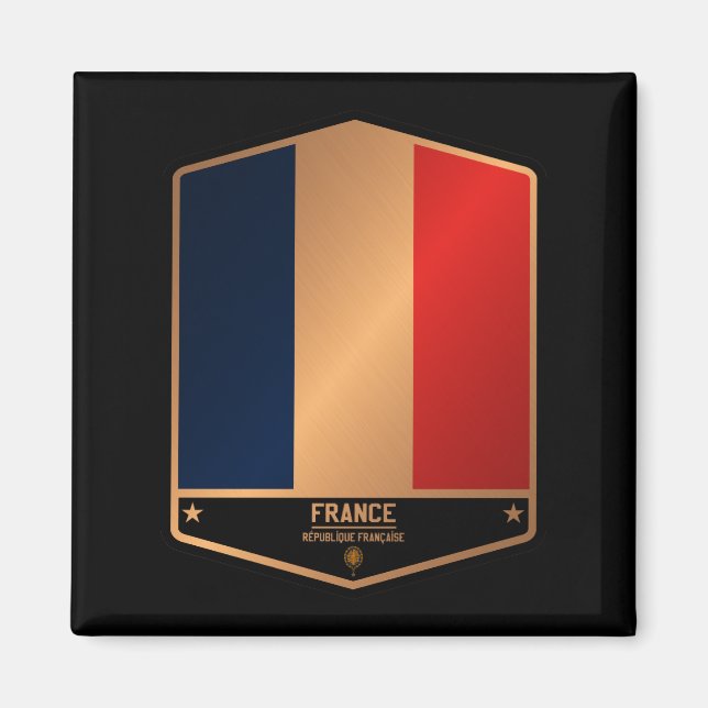 Frankreich Magnet (Vorne)