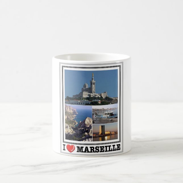 Frankreich - Marseille - Kaffeetasse (Mittel)