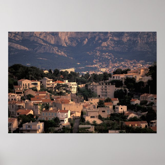 Frankreich, Marseille, Provence. Südliche Vororte Poster (Vorne)