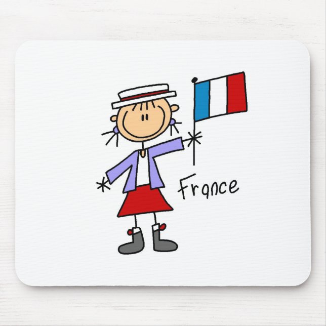 Frankreich-Mauspad Mousepad (Vorne)