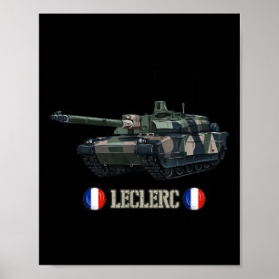 Frankreich Militär Moderner Krieg Hauptstreitwagen Poster