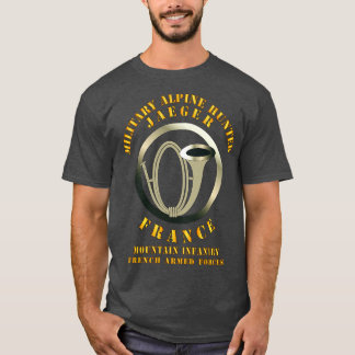 Frankreich Militärischer Alpenjäger T-Shirt