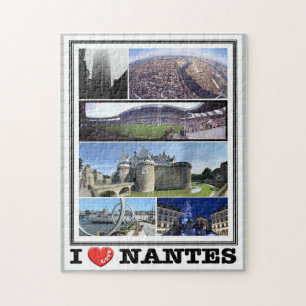 Frankreich - Nantes - I Liebe - Puzzle