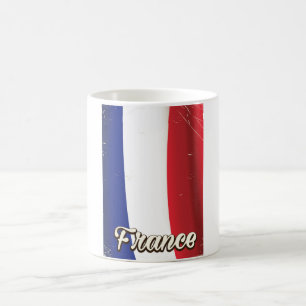 Frankreich Nationales Fahnenposter Tasse