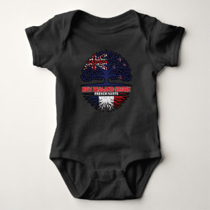 Frankreich New Zealander New Zealand Treots Baby Strampler