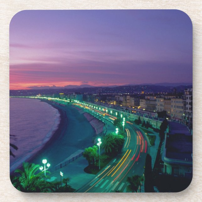 Frankreich, Nizza. Getränkeuntersetzer (Vorderseite)