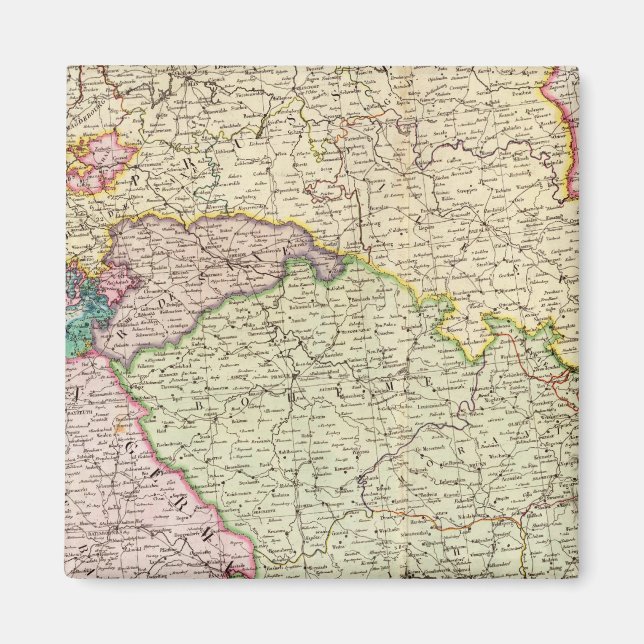 Frankreich Nordost Magnet (Vorne)