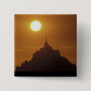 Frankreich, Normandie. Mont Saint Michele Button