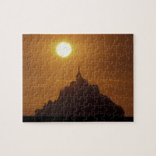 Frankreich, Normandie. Mont Saint Michele Puzzle
