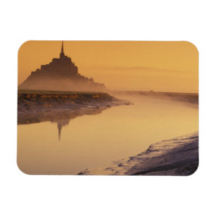 Frankreich, Normandie Mont St. Michel. Morgenlicht Magnet