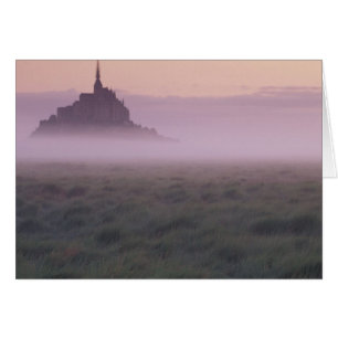 Frankreich, Normandie Mont St. Michel. Morgennebel