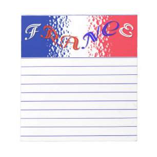 Frankreich Notizblock