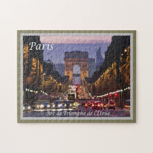 Frankreich - Paris - Arc de triomphe de l'Étoile - Puzzle (Horizontal)