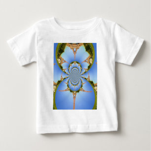 Frankreich Paris Eiffel Tower Kaleidoscope Blue Lo Baby T-shirt